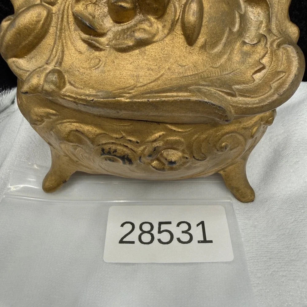 Vintage Art Nouveau Jewelry Box Casket